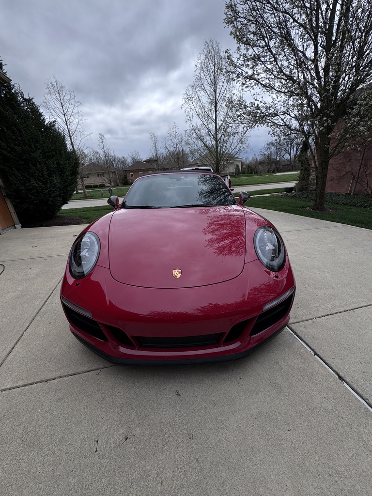 Red Porsche exterior detailed by C The Details